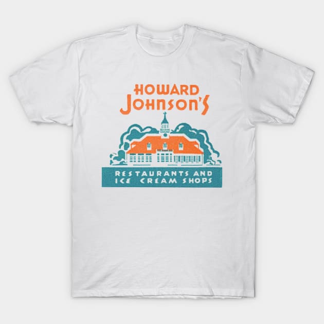 Vintage Distressed Howard Johnson's T-Shirt by offsetvinylfilm